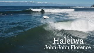 John John Florence surfing Solid Haleiwa  11022 Kolohe Andino Jack Robinson Kai Lenny JOB amp co [upl. by Furtek]