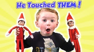 Elf on the Shelf  He Touched the Elves and We Play Kids Games [upl. by Sellma]