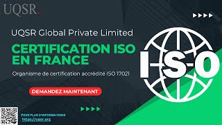 Obtenez une Certification ISO en France avec UQSR Global  Assurance Qualité Internationale [upl. by Lida]