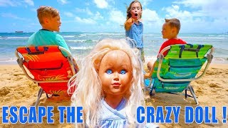 Escape the Crazy Doll Sneak Attack Nerf Adventure Showdown in Hawaii The Sneaky Doll Returns [upl. by Aseeram491]