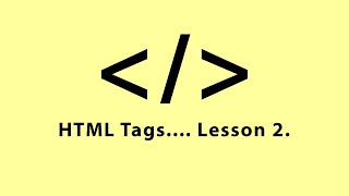 HTML Tags 2 [upl. by Sturrock]