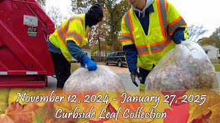 York County Curbside Leaf Collection 20242025 [upl. by Lesiram]