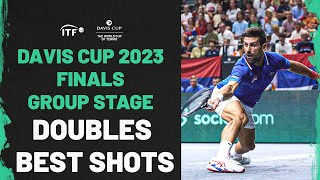 Best Doubles Shots  2023 Davis Cup Finals Group Stage [upl. by Spark565]