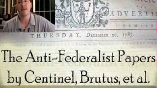 FederalistAntiFederalist Compare amp Contrast AntiFederalist Project [upl. by Aicilef]