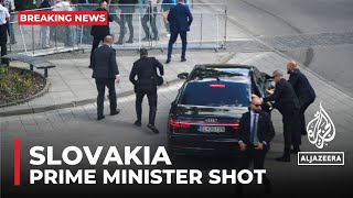 Slovakia PM Robert Fico in ‘lifethreatening condition’ after shooting [upl. by Beattie472]