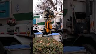 Garden City Sanitation Labrie 121 morning trash truck california thebay video garbage SJ [upl. by Wylen]