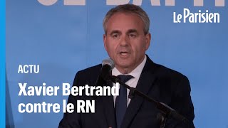 Xavier Bertrand se félicite davoir « brisé les mâchoires du RN» [upl. by Stuckey]