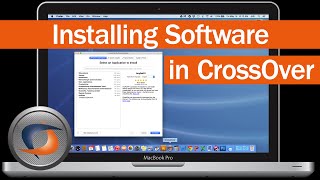 Installing Windows Software in CrossOver Mac 15 [upl. by Missy]