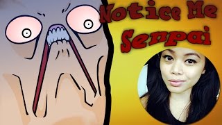 MissesMae NOTICE ME SENPAI  live twitch freak out [upl. by Aldarcy533]