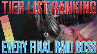 Every Final Raid Boss RANKED According to Total HP Tier List Destiny 2 Lightfall [upl. by Ebocaj226]