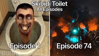 Skibidi Toilet 1  74 All Episodes amp Extra Scenes 60 FPS Remastered Outdated [upl. by Nuahsed]