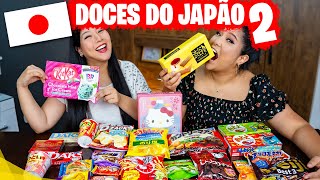 PROVANDO DOCES DO JAPÃO  Parte 2  Blog das irmãs [upl. by Zil113]