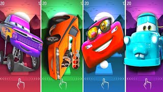 🏎️ TOP Cars Cruz Ramirez coffin dance megamix compilation in Tiles Hop EDM rush with Beamngdrive 🎯 [upl. by Rabkin367]