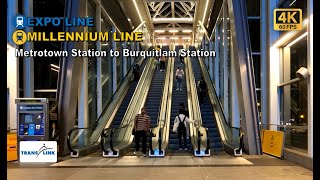 Vancouver Skytrain POV Walk Metrotown Stn to Burquitlam Stn Via Lougheed Town Centre Stn【4K 60FPS】 [upl. by Powel]