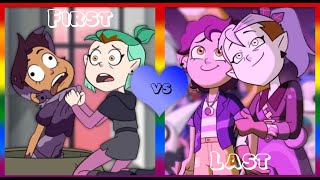 animated queerlgbt couples first vs last scenes part 2 [upl. by Enair916]