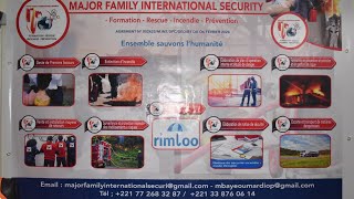 INSTALLATION DU CENTRE DE FORMATION MAJOR FAMILY INTERNATIONAL SECURITY A YEUMBEUL CITÉ COMICO [upl. by Htrag]