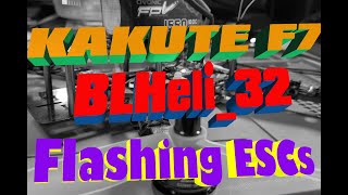 Kakute F7 Build  Update ESC Firmware in BLHeli32 [upl. by Tubb]