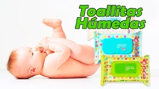 COMO USAR TOALLITAS HUMEDAS PARA BEBE [upl. by Quartana]