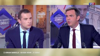 Le débat J Bardella  O Véran lintégrale en Replay [upl. by Euginimod]