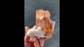 Topaz Crystals on Cleavelandite Matrix from Pakistan topaz minerals crystals [upl. by Immaj537]