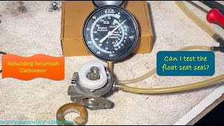 Tecumseh Carburetor Rebuild [upl. by Soutor]