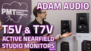 Adam T Series T5V amp T7V Active Nearfield Studio Monitors  Features amp Review [upl. by Hawk]