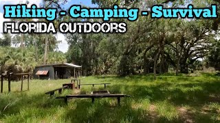 Hiking Camping and surviving in the brutal Florida heat [upl. by Collins]