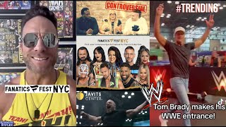 WWE Fanatics Fest NYC 2024 Liv Morgan Tom Brady Triple H Cody Rhodes recap [upl. by Annovy]