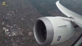 LOT 787  POWERFUL Takeoff for Transatlantic Crossing GREAT Warsaw and Airport Views AirClips [upl. by Dora]