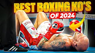 BEST BOXING KNOCKOUTS OF 2024  PART 9  BOXING FIGHT HIGHLIGHTS KO HD [upl. by Hannad767]