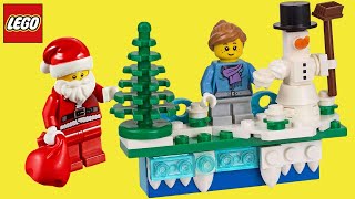 LEGO Christmas Magnet Speed Build  Set 853663 [upl. by Berstine694]