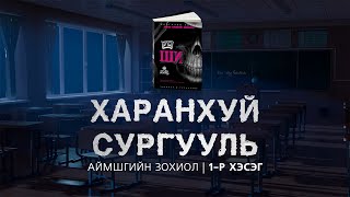 Сонсдог ном ЦУуганбаяр  ХАРАНХУЙ СУРГУУЛЬ 1р хэсэг  Аймшгийн зохиол [upl. by Ytsud]