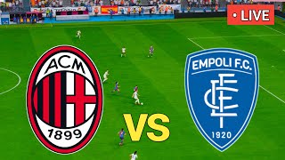 🔴AC MILAN vs EMPOLI  Serie A 20242025 Campionato Italian  Full Match  FL 2025 Gameplay [upl. by Flemings236]