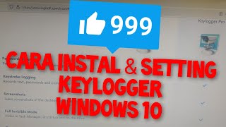 Instal end setting Keylogger windows 10 [upl. by Grigson]