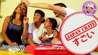 Japan Crate Candy Challenge  japanische Süßigkeiten im Test Teil 1  Kinderkanal [upl. by Dierolf]