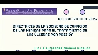 Directrices de la Sociedad de Curación de Heridas para el Tratamiento de las Ulceras por Presión [upl. by Illene]