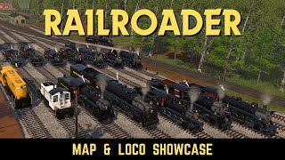 RAILROADER  Map amp Locomotive Showcase [upl. by Eisler]