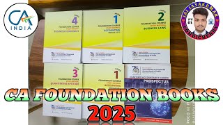 CA FOUNDATION BOOKS UNBOXING [upl. by Tattan]