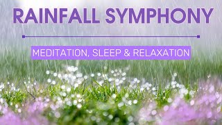 Rainfall on Plants  Soundscape for Sleep and Relaxation  4K Soothing Music [upl. by Chandos831]