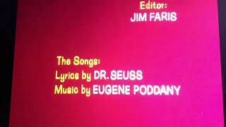 Horton Hears a Who Ending Credits 1970 [upl. by Erda560]