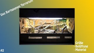 Das Bartagamen Terrarium Größe und Materialien Video 002 [upl. by Zenobia757]