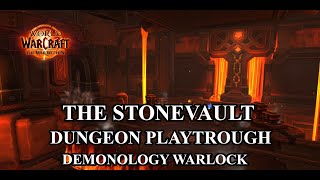 The War Within Beta Dungeon The Stonevault Diabolist Demonology Warlock POV 4K Ultra Settings [upl. by Roselane]