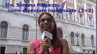 On Simona Malpezzi come diventare insegnante 32 [upl. by Wurster]