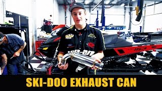 How to Install a Exhaust Can on a 2016 SkiDoo Summit  WPM [upl. by Hoshi]