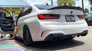 2021 BMW 330i  STRAIGHT PIPED  POPS amp BANGS  340 MUFFLER DELETE AND RESONATOR DELETE [upl. by Solana872]