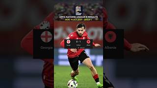 Georgia vs Albania  UEFA Nations League Results [upl. by Sabsay]