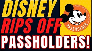 Disney Hates Annual Passholders at Walt Disney World [upl. by Iong]