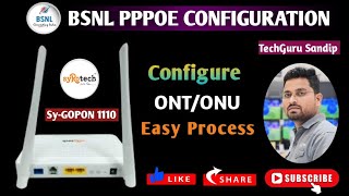 How to Configure Syrotech 1110 Router❓  Bsnl Ftth Setting [upl. by Valerlan]