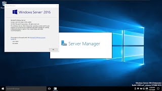 Windows Server 2016 ESD Installation [upl. by Nnylirej81]