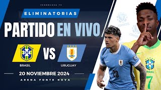 🔴 Brasil vs Uruguay EN VIVO  Eliminatorias [upl. by Etiam399]